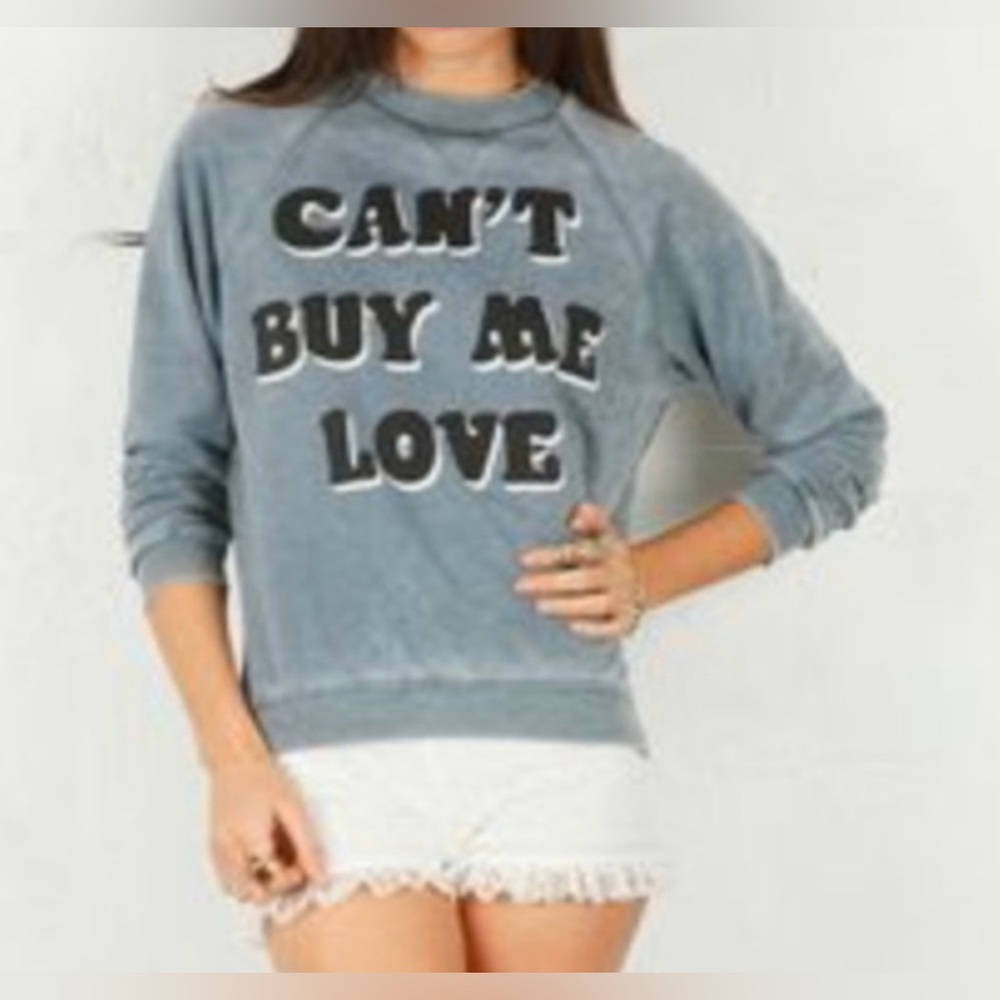 Wildfox Can’t Buy Me Love 💘 Jumper Medium